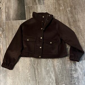 LOFT Chocolate Brown Jacket Size X-Small